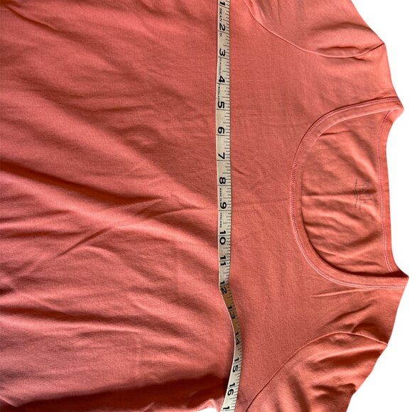 Time and True Peach Colored Women's Top Short Sleeve Size Large - Picture 3 of 6